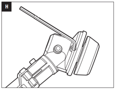 Brush Cutter Attachment Figure H